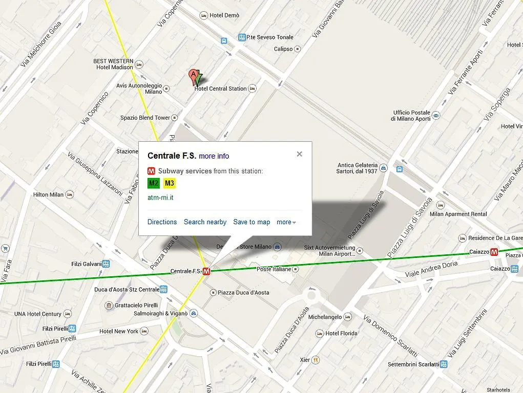 Hotel Monopole Milan 3*,